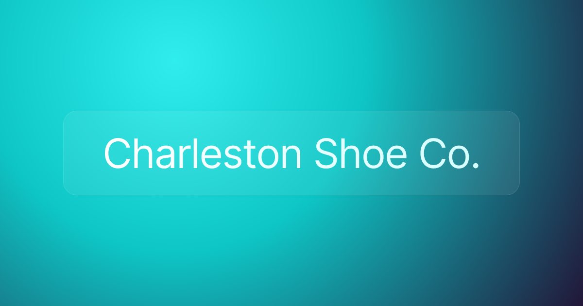 Charleston Shoe Co.