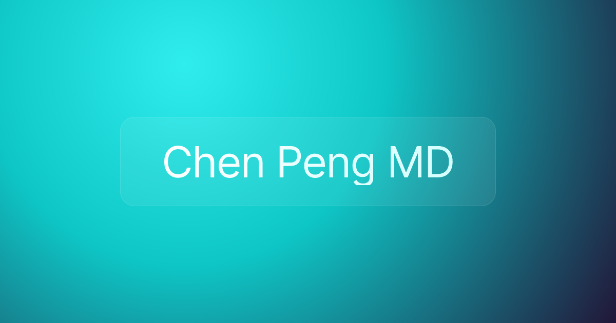 Chen Peng MD
