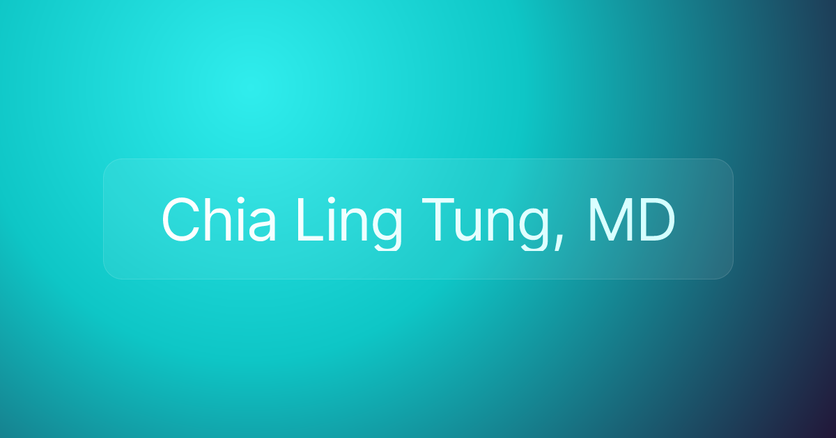Chia Ling Tung, MD