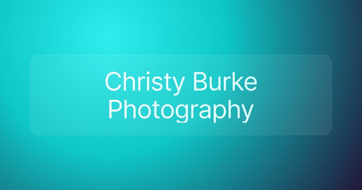 Christy Burke Photography