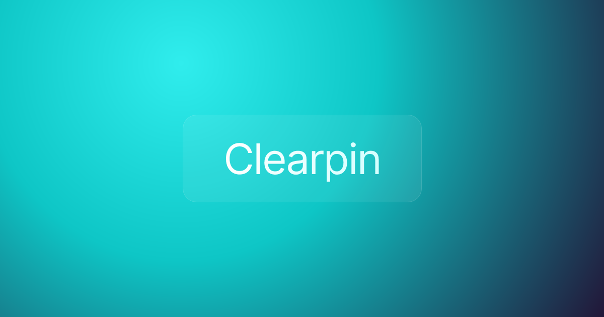 Clearpin