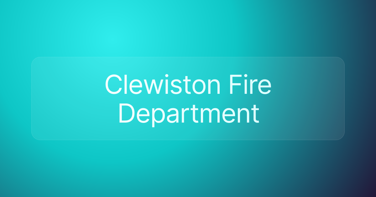 Clewiston Fire Department