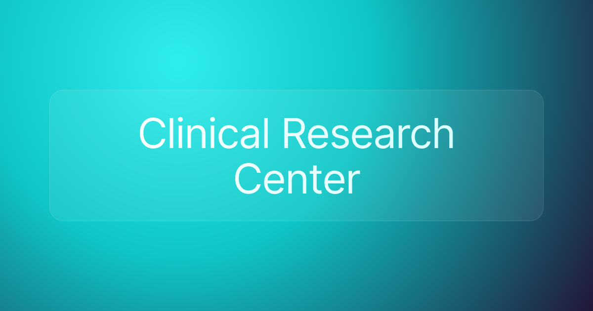 Clinical Research Center