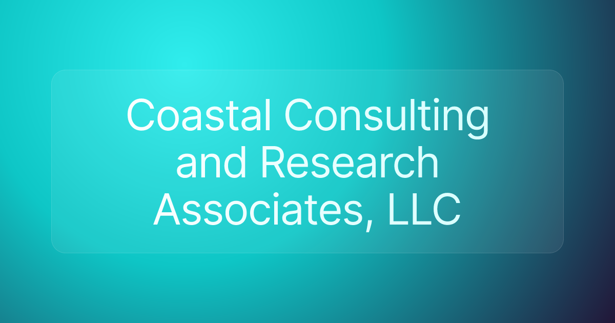 Coastal Consulting and Research Associates, LLC