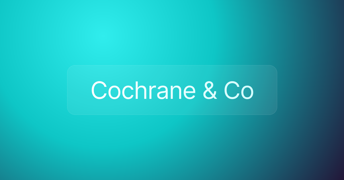 Cochrane & Co