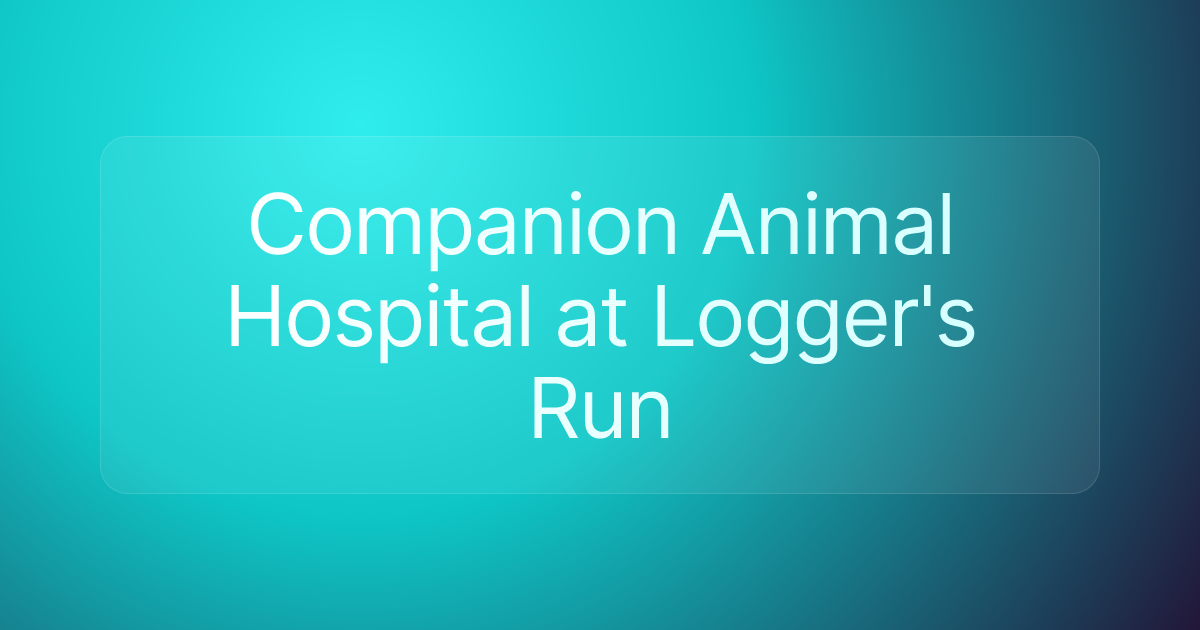 Companion Animal Hospital at Logger's Run