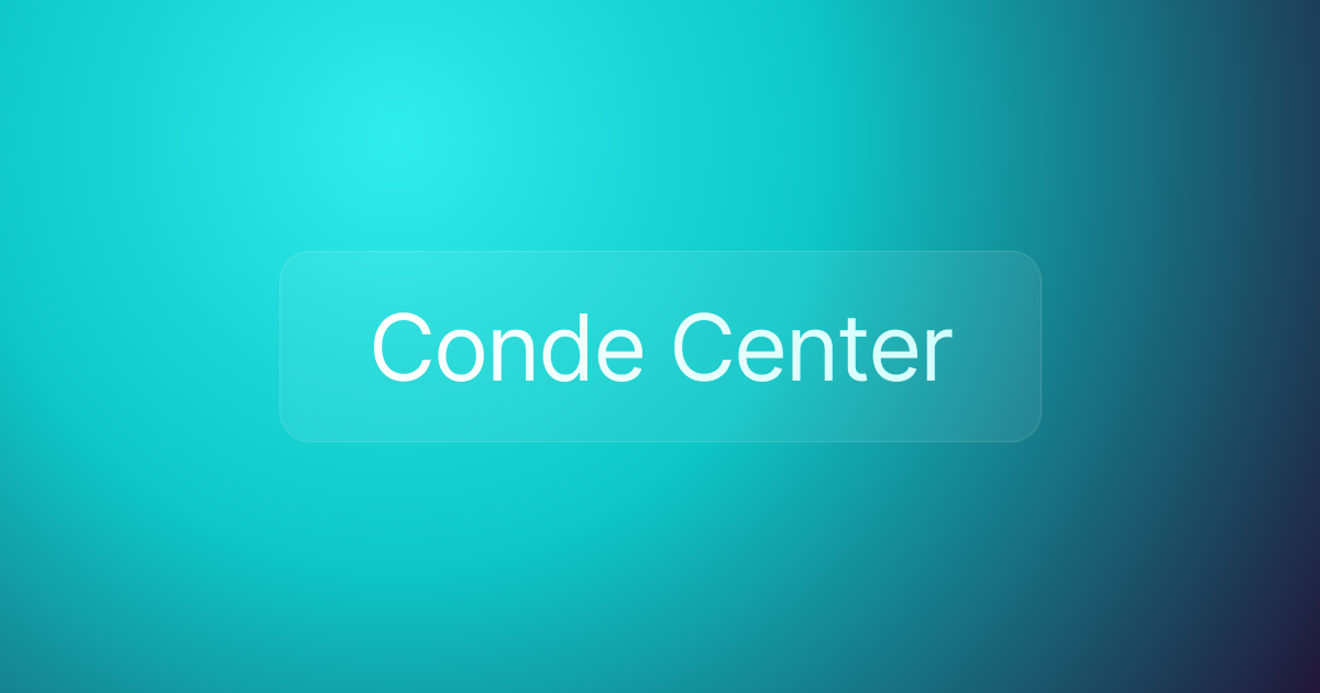 Conde Center