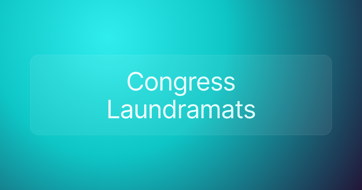 Congress Laundramats