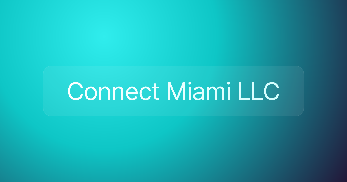 Connect Miami LLC