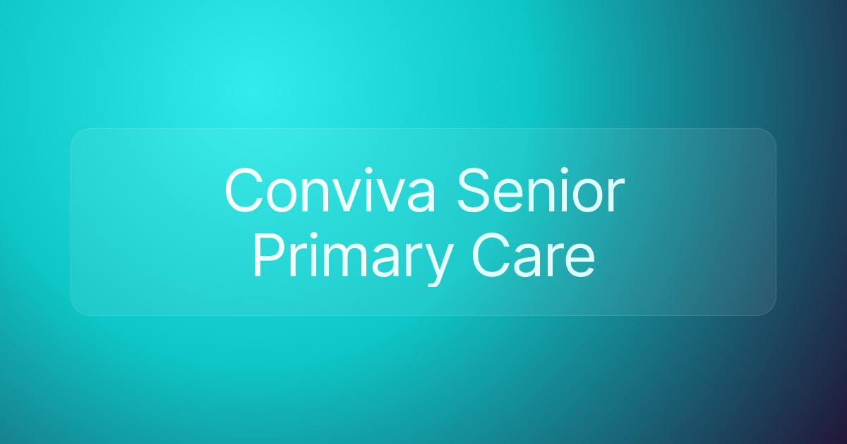 Conviva Senior Primary Care