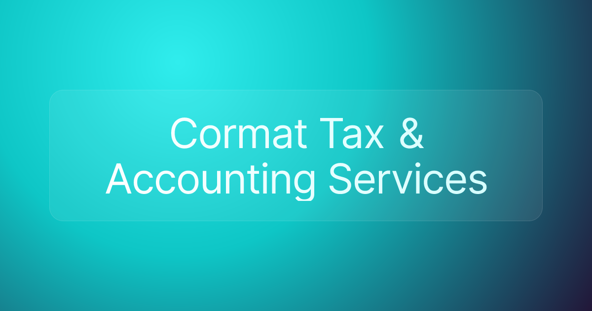 Cormat Tax & Accounting Services