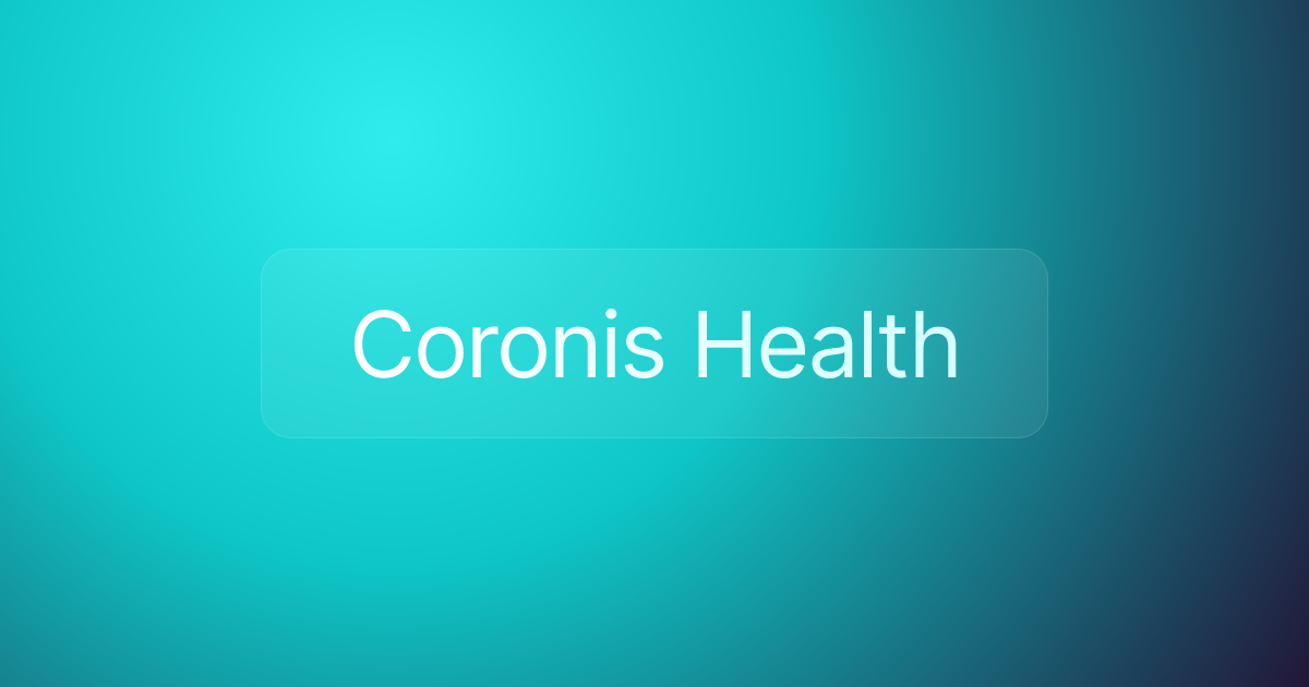 Coronis Health