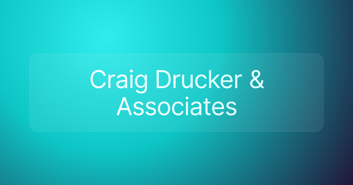 Craig Drucker & Associates