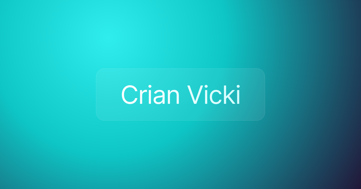 Crian Vicki