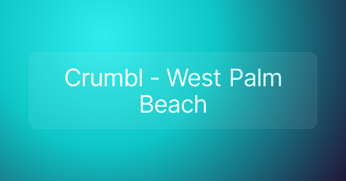 Crumbl - West Palm Beach