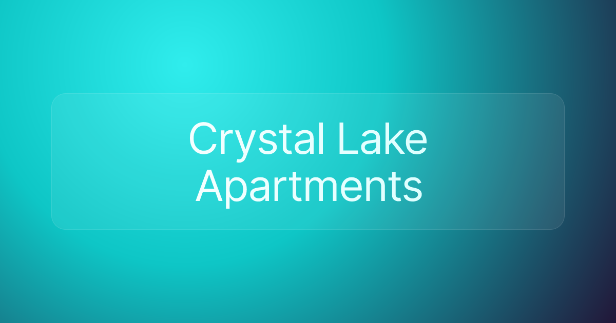 Crystal Lake Apartments