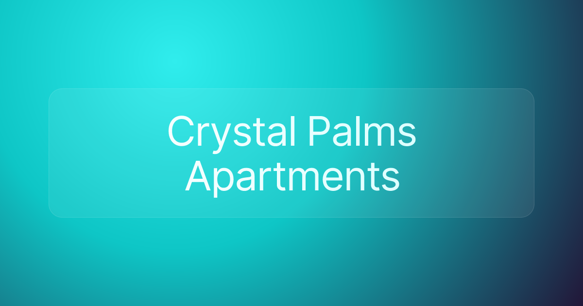 Crystal Palms Apartments