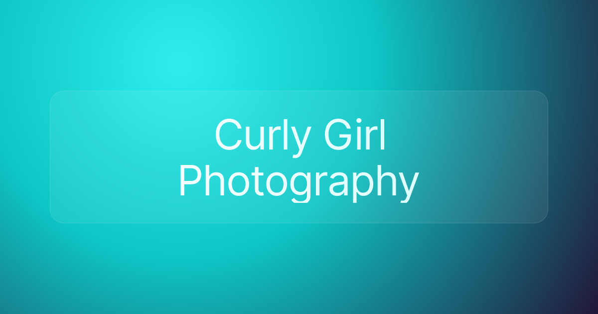 Curly Girl Photography