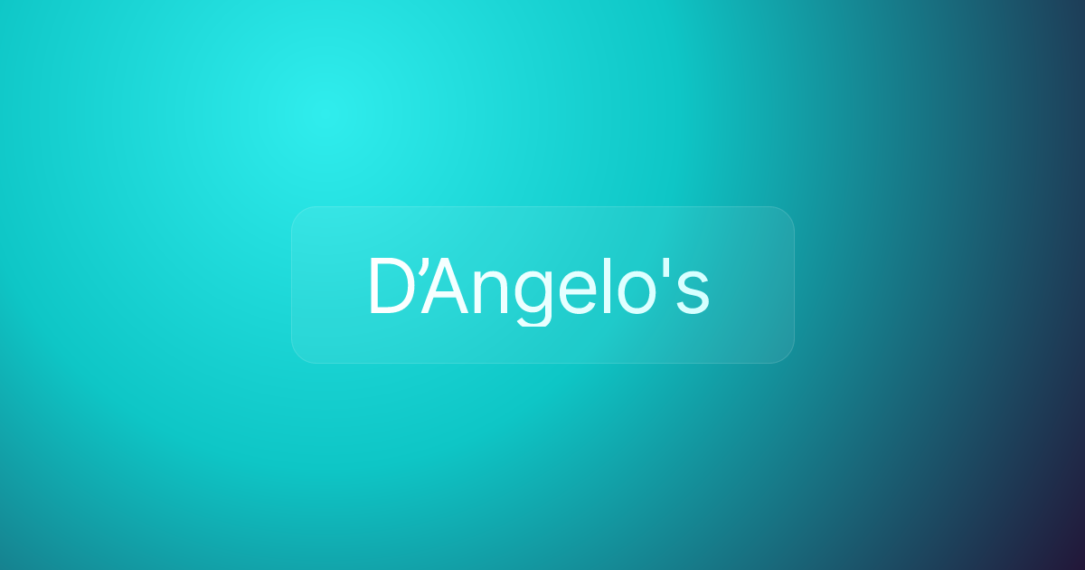 D’Angelo's