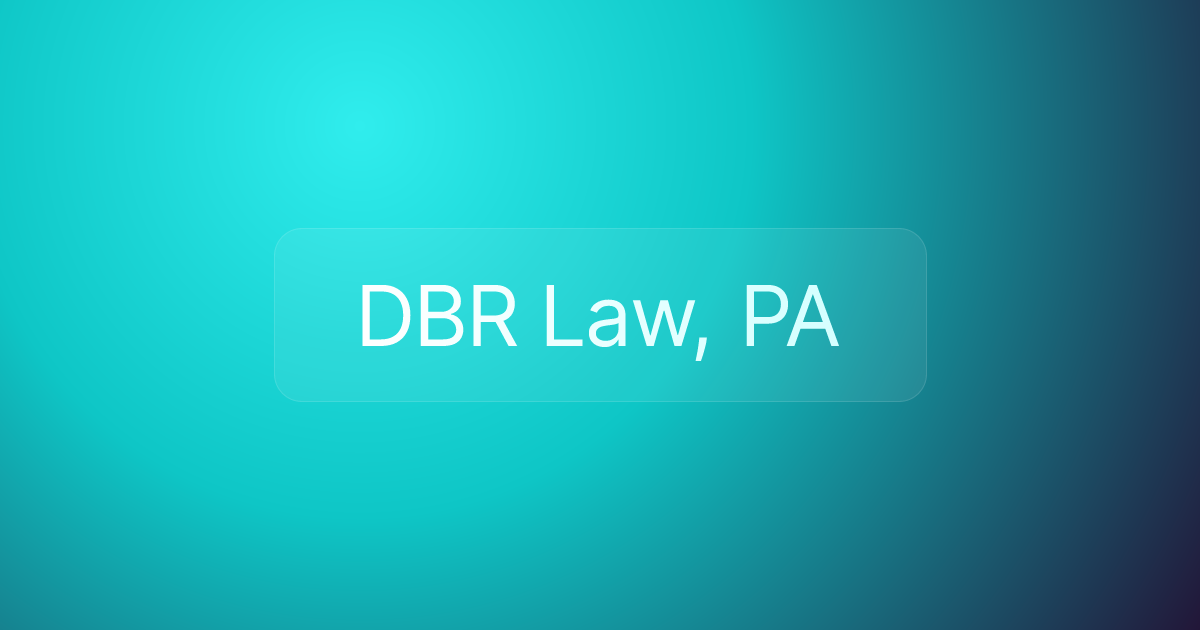 DBR Law, PA