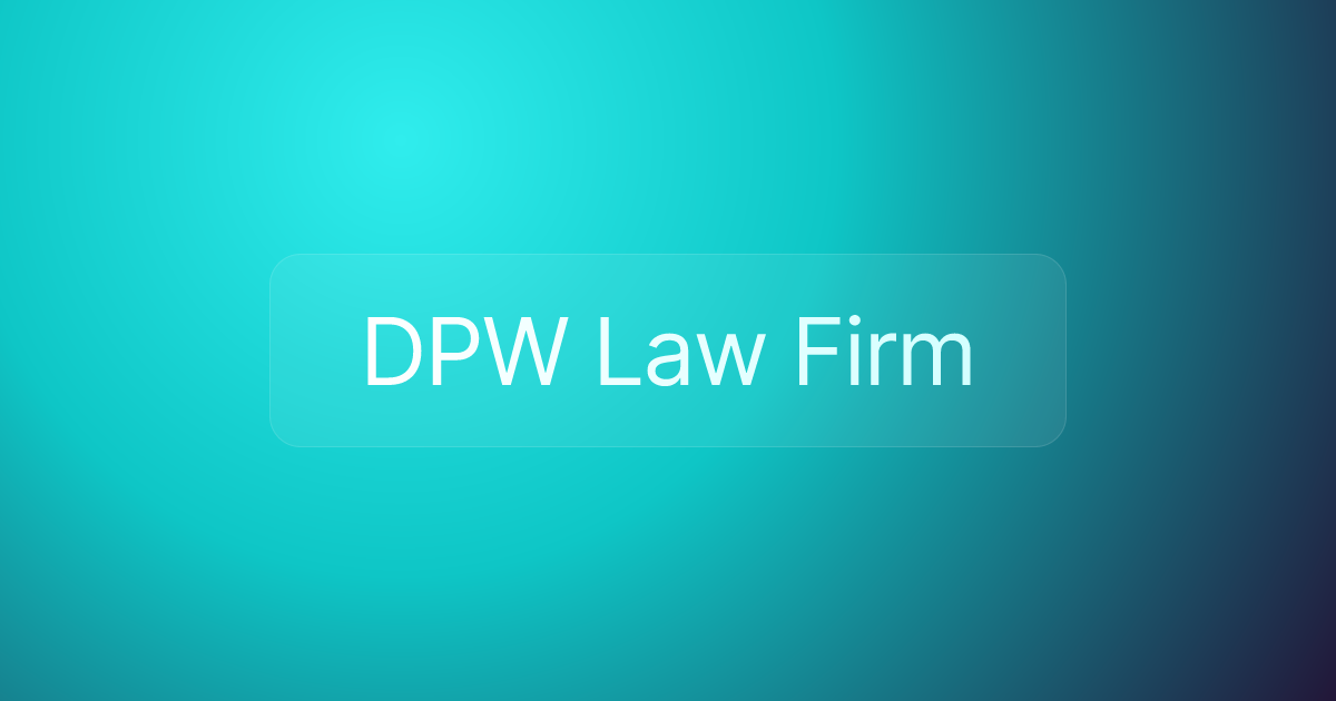 DPW Law Firm