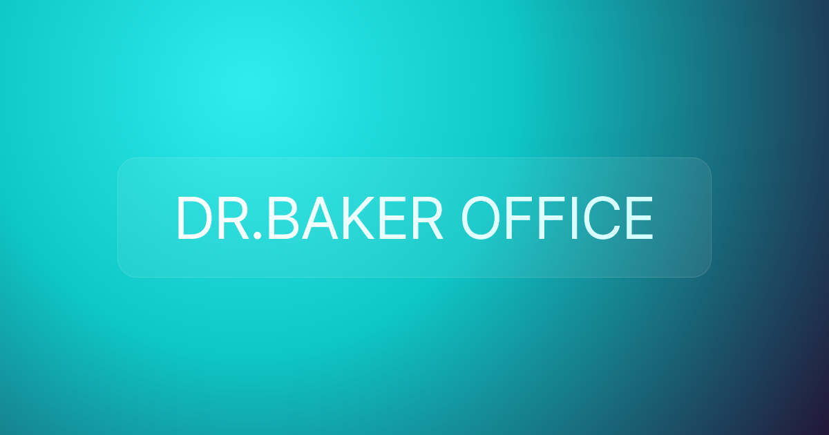 DR.BAKER OFFICE