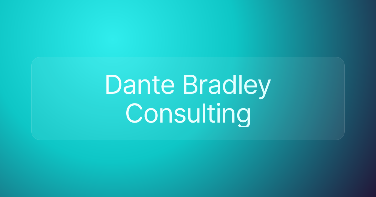 Dante Bradley Consulting