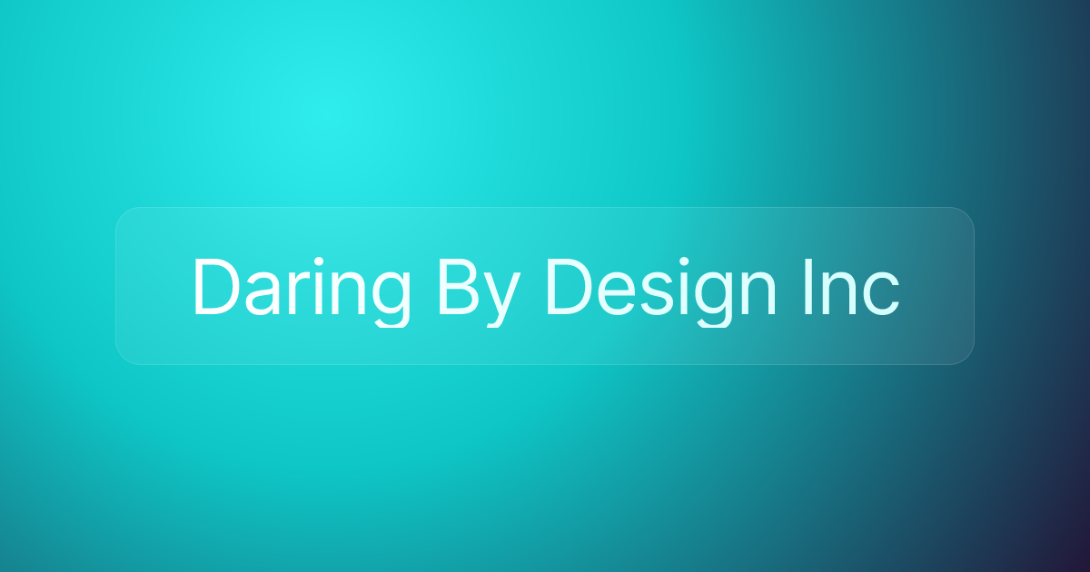 Daring By Design Inc