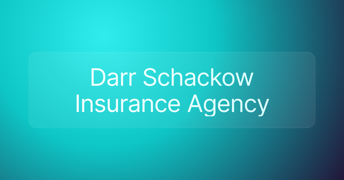 Darr Schackow Insurance Agency