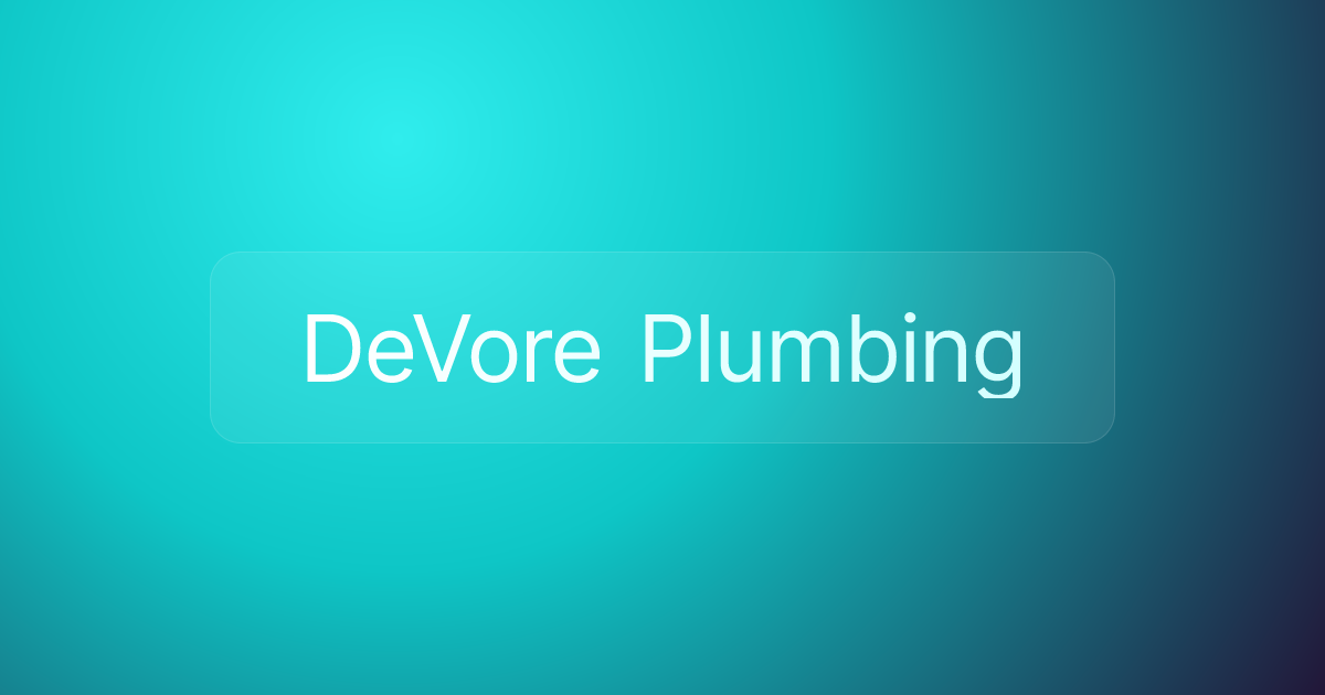 DeVore Plumbing