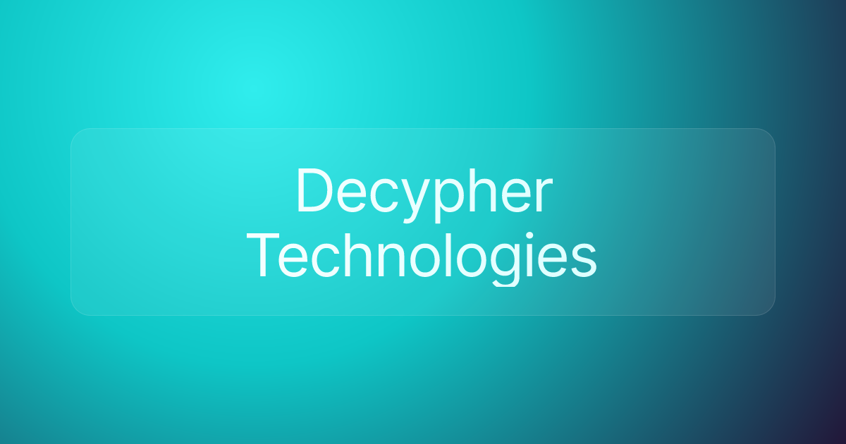 Decypher Technologies