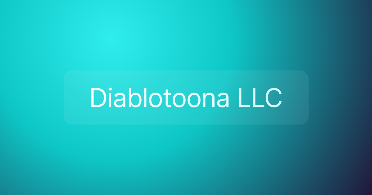 Diablotoona LLC