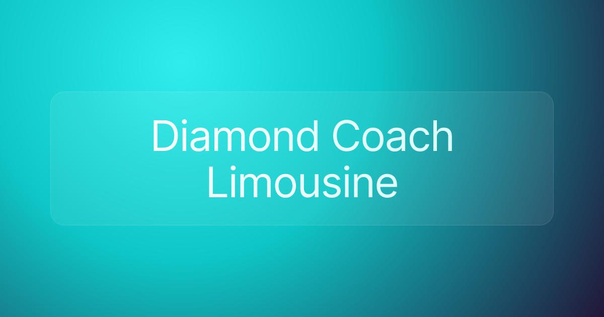 Diamond Coach Limousine