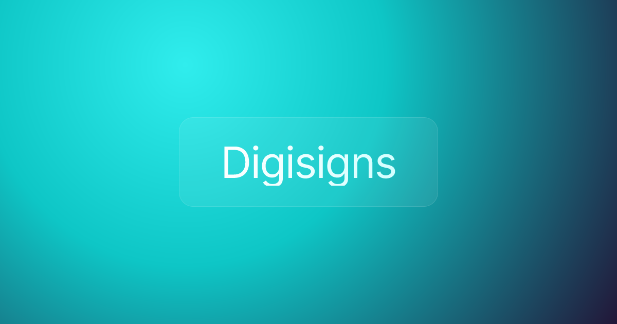 Digisigns