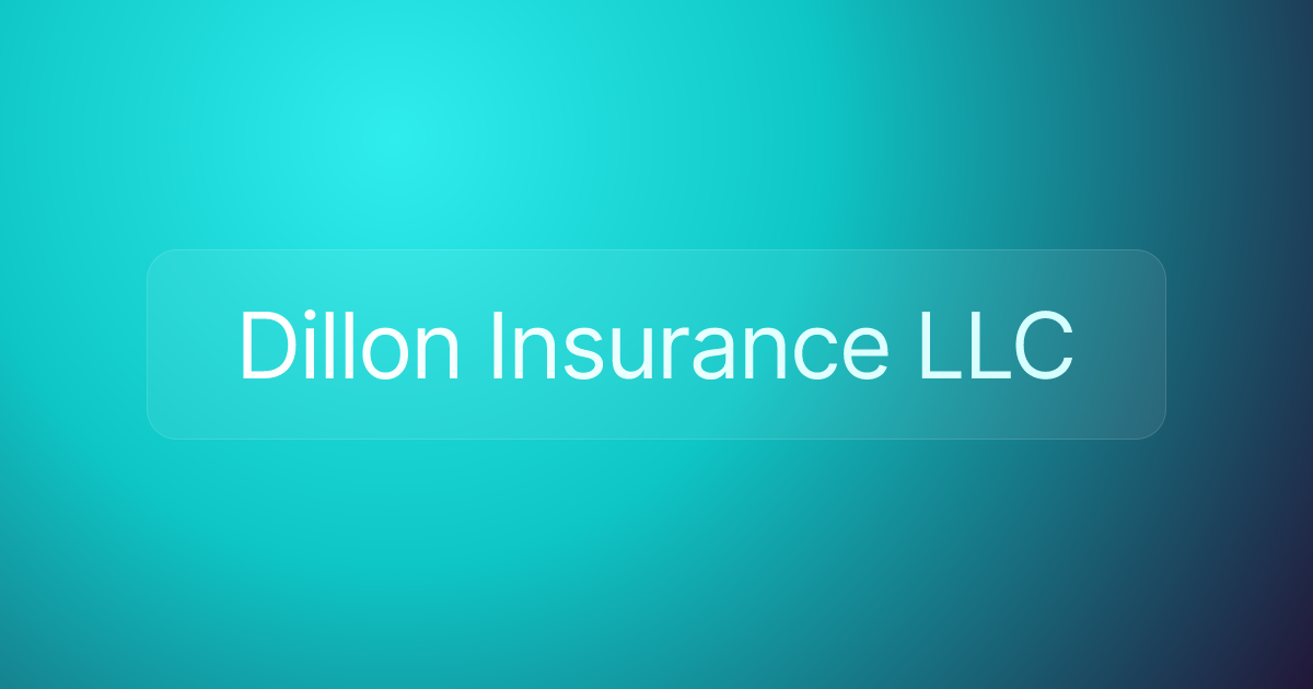 Dillon Insurance LLC