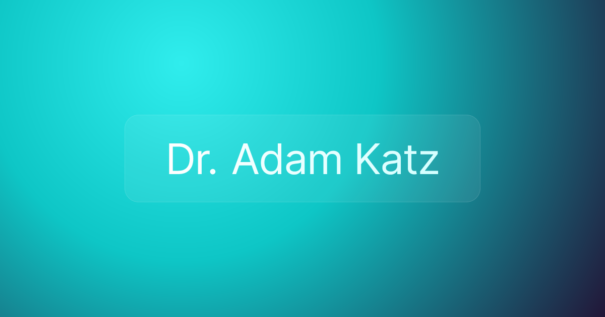 Dr. Adam Katz