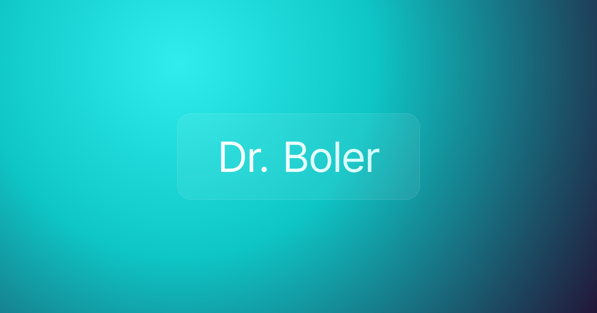 Dr. Boler