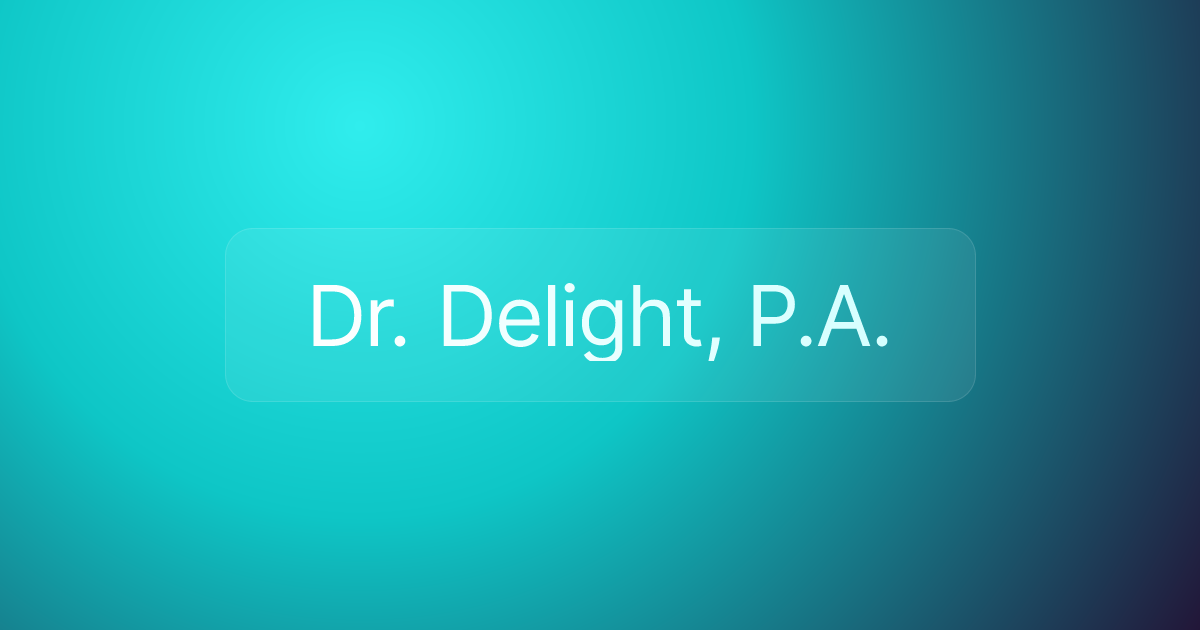Dr. Delight, P.A.