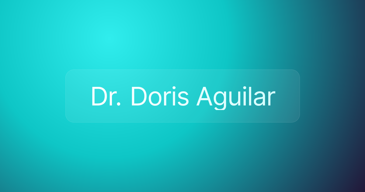 Dr. Doris Aguilar