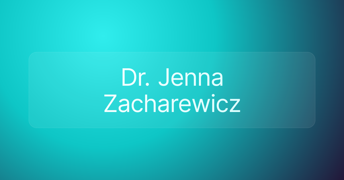 Dr. Jenna Zacharewicz