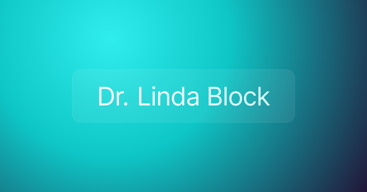 Dr. Linda Block