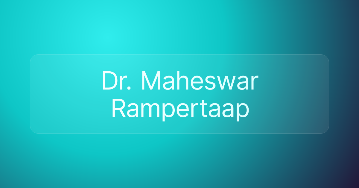 Dr. Maheswar Rampertaap