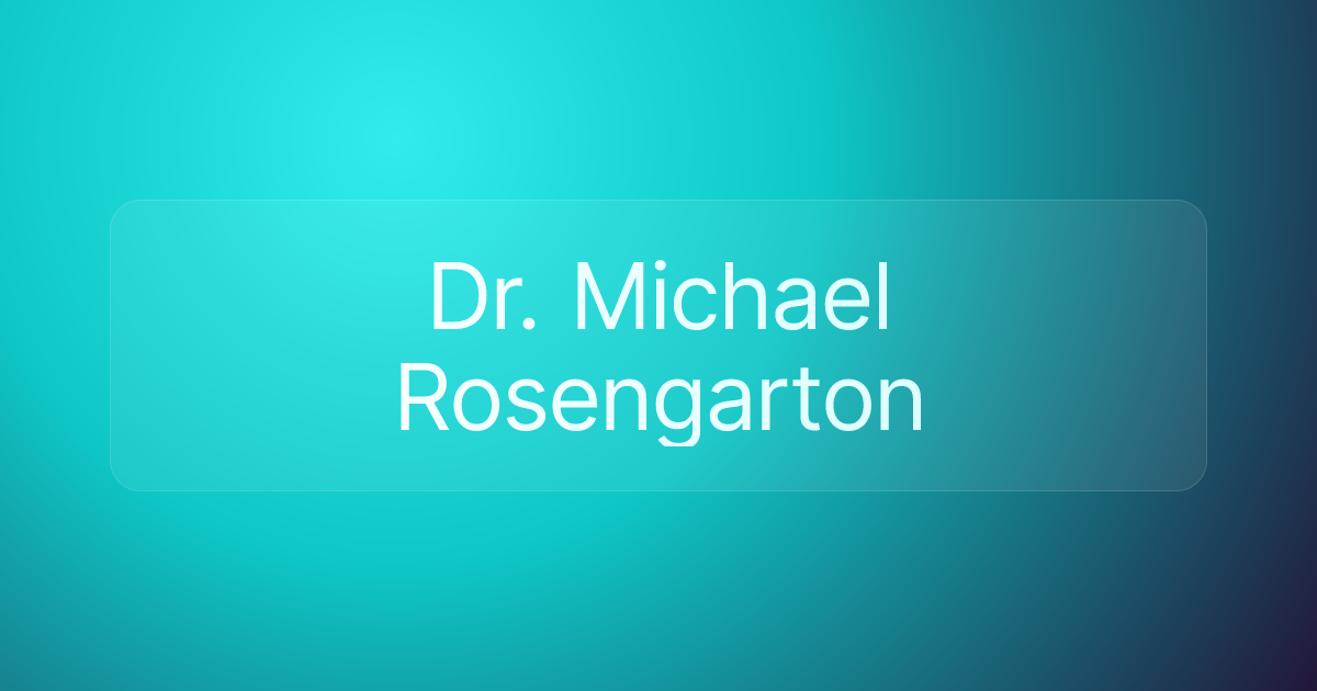 Dr. Michael Rosengarton