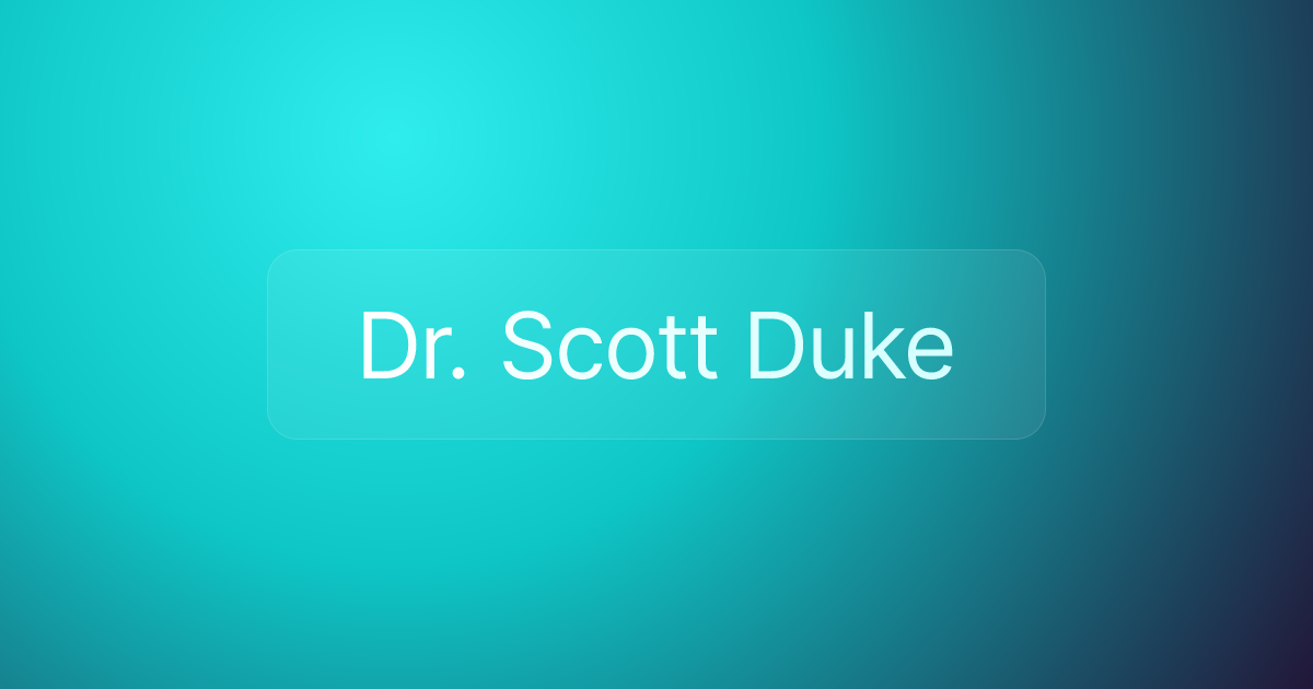 Dr. Scott Duke