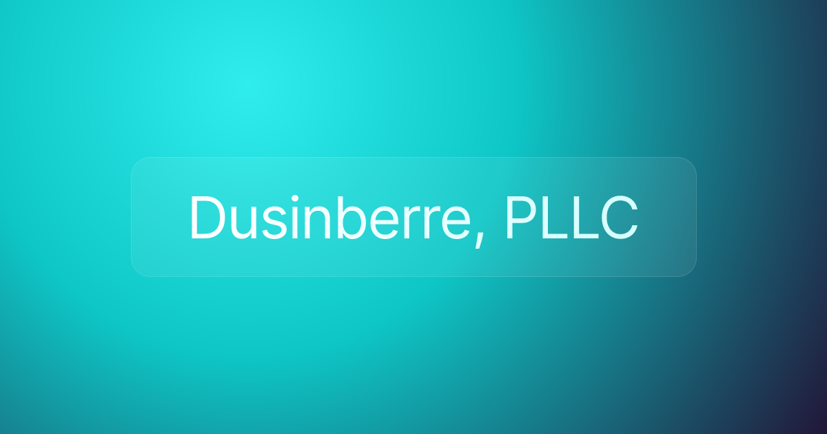 Dusinberre, PLLC