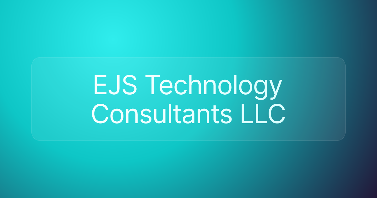 EJS Technology Consultants LLC