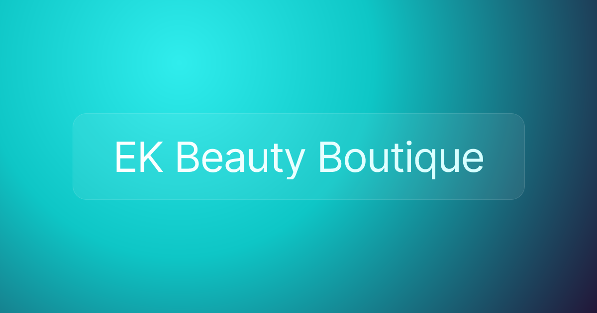 EK Beauty Boutique