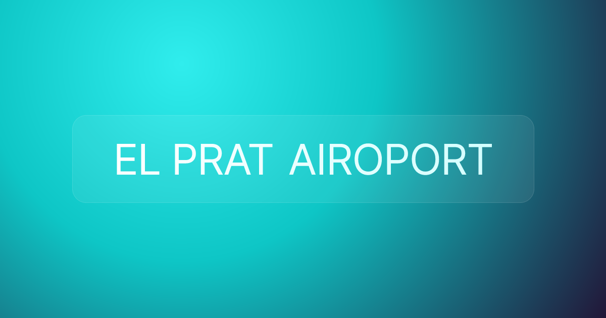 EL PRAT AIROPORT