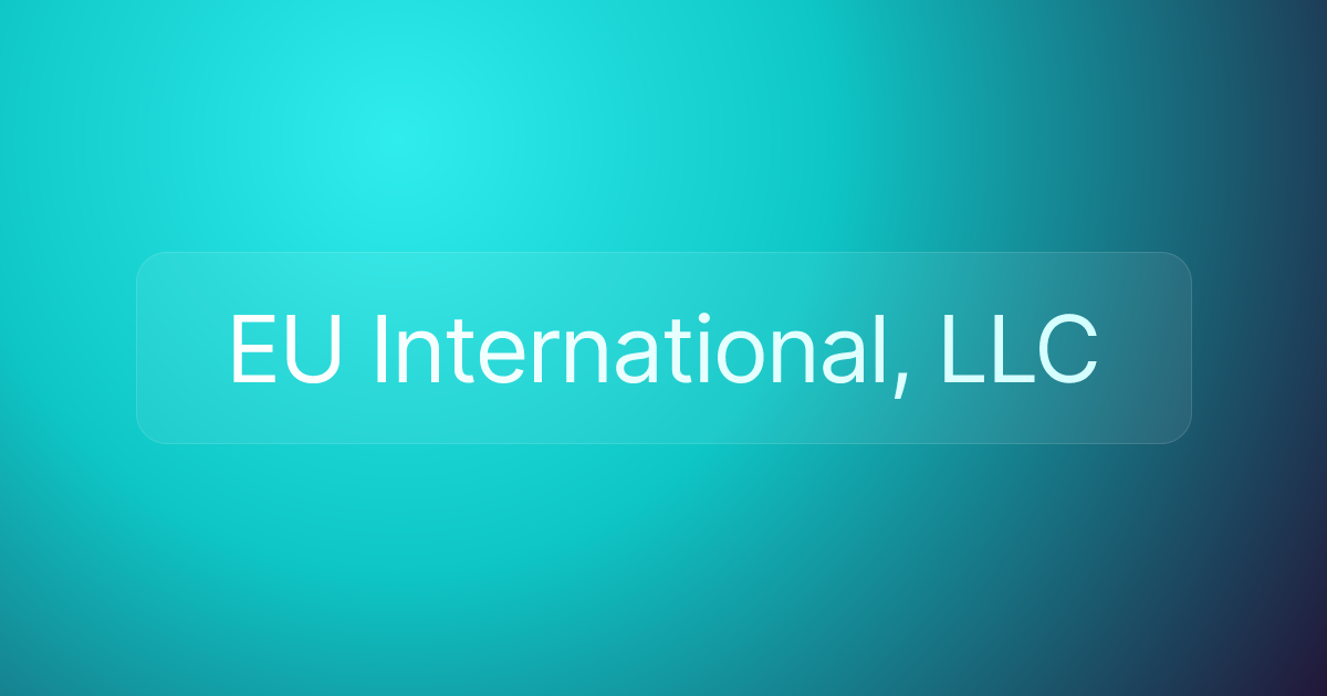 EU International, LLC