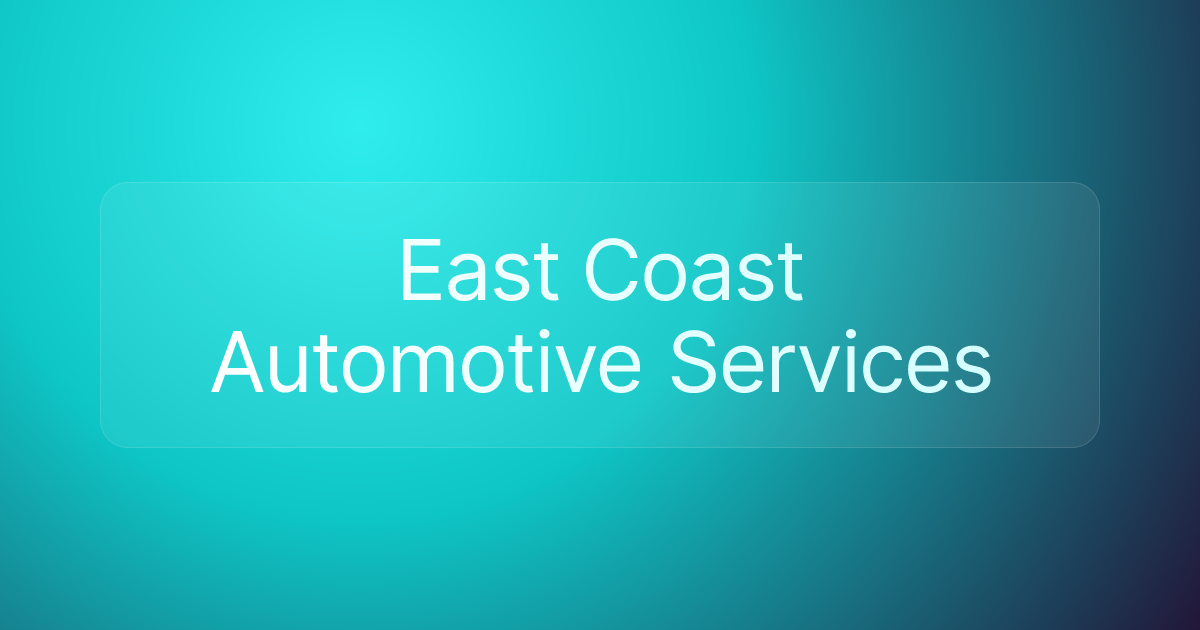East Coast Automotive Services